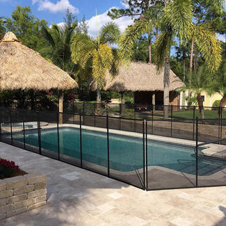 Fentech easy assembled removable mesh   safety pool fence
