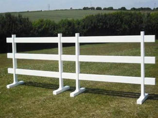 Fentech 3-Rail Crowd Barrier Potable Fence