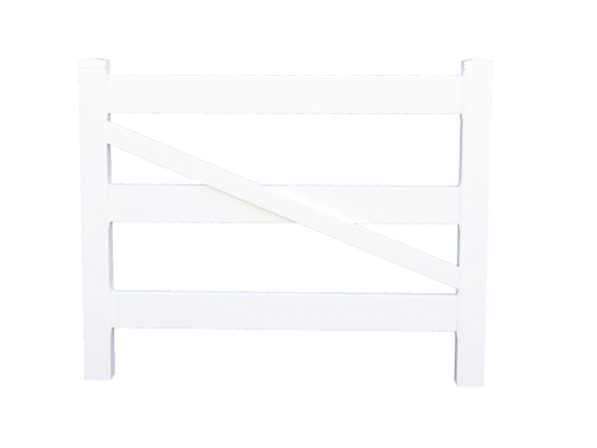 Vinyl Fence Gate for 4 rail fence