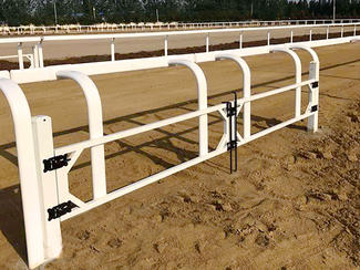 #50110 Oval Rail Horse Racing Track Fence