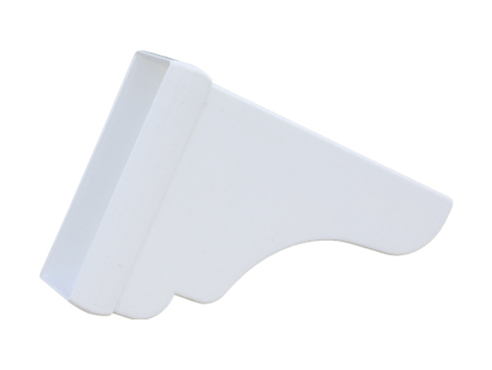 White Vinyl Arbor Cap for 2"x6" Rail