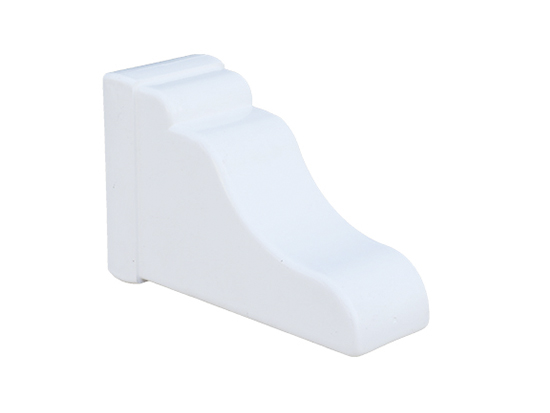 White Vinyl Arbor Cap for 2"x6" Rail