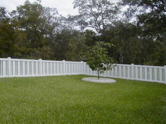 FT-C05 Garden fence / Pool Fence by picket 7/8"x6" and 7/8"x1.5"