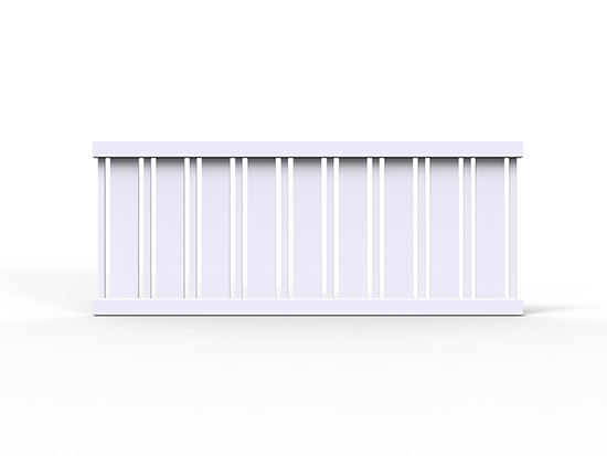 FT-C05 Garden fence / Pool Fence by picket 7/8"x6" and 7/8"x1.5"