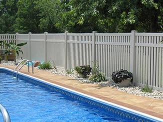 FT-C07  closed-top Garden fence / Pool Fence by picket 7/8"x3"