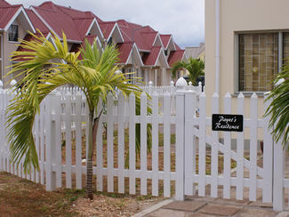 FT-P05 7/8"x3" Wide Straight Picket Fence