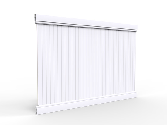 FT-F01 6ftx8ft Plastic PVC Vinyl Privacy Fence Panels