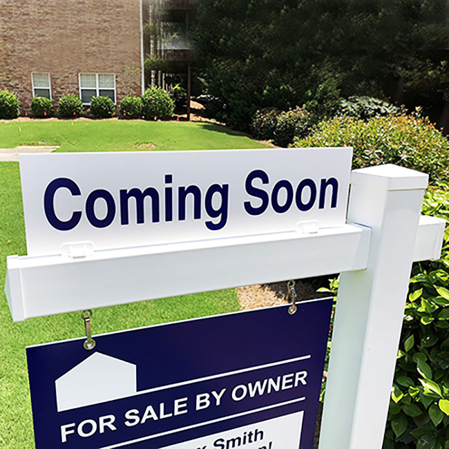 Fentech Plastic Pvc Vinyl Real Estate Sign Post 