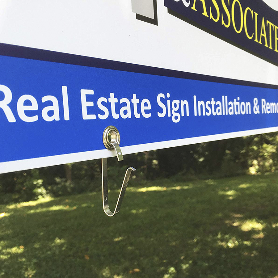 Fentech Plastic Pvc Vinyl Real Estate Sign Post 
