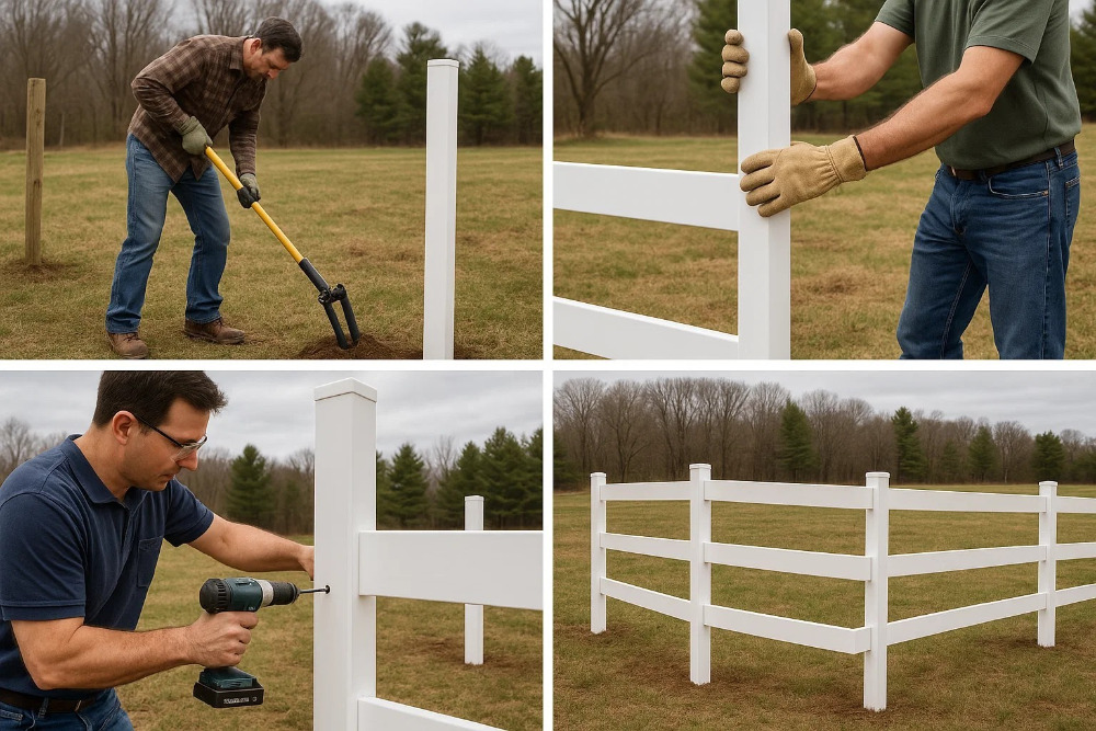How to Install Vinyl Horse Fence