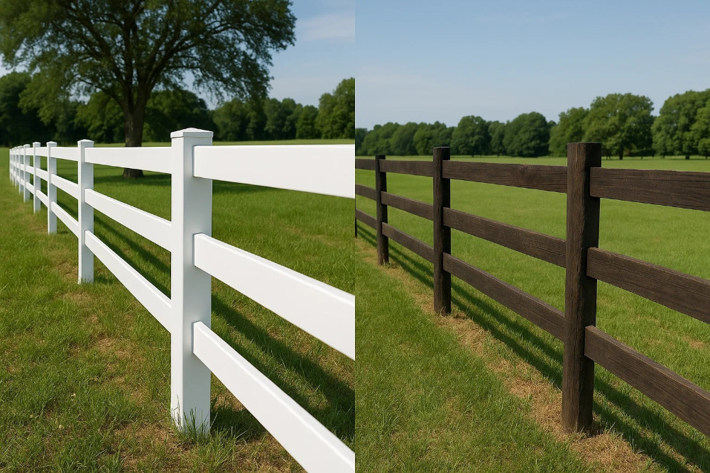 Vinyl vs. Wood Horse Fence